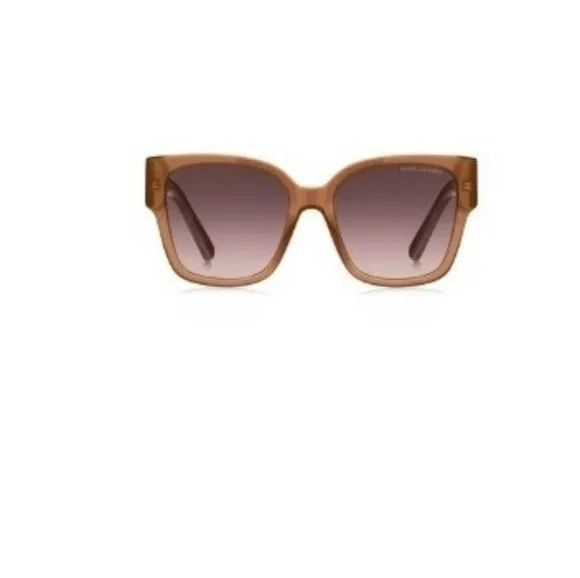 Marc Jacobs Brick Brown Gradient Square Frame Sunglasses - Picture 2 of 4